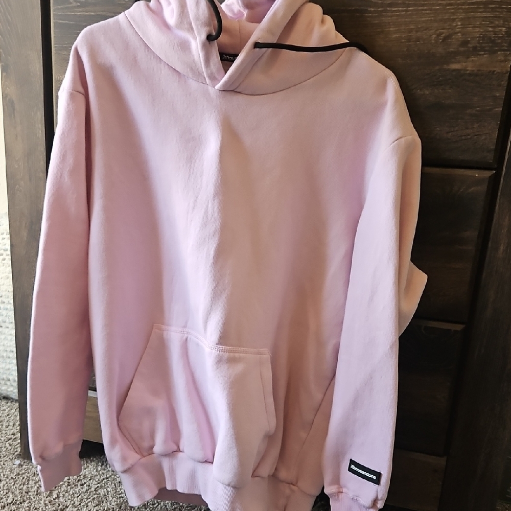 Bershka Pink Hoodie LARGE